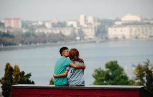 portrait de couple en plein air photo