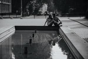 portrait de couple en plein air photo