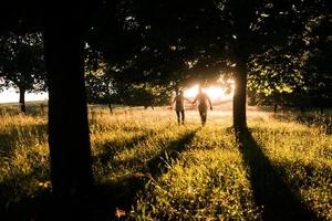 portrait de couple en plein air photo