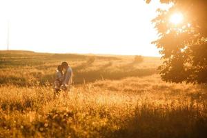 portrait de couple en plein air photo