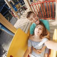 portrait de couple en plein air photo