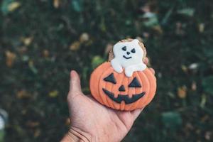 vue sur les biscuits d'halloween photo