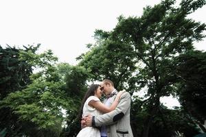 portrait de couple marié photo