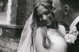 portrait de couple marié photo