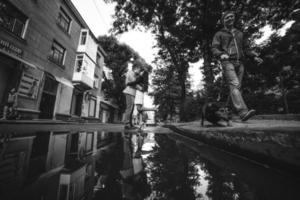 portrait de couple en plein air photo