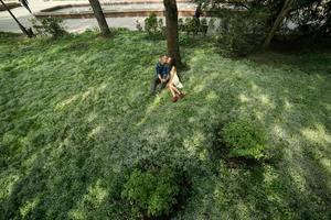 portrait de couple en plein air photo