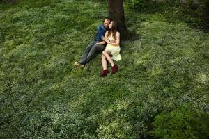 portrait de couple en plein air photo