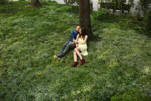 portrait de couple en plein air photo