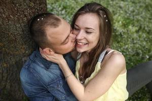 portrait de couple en plein air photo