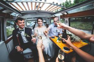 vue de la fête de mariage photo