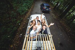 vue de la fête de mariage photo