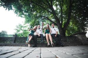 vue de la fête de mariage photo