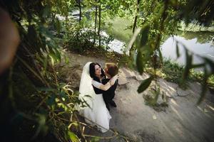 vue de la fête de mariage photo