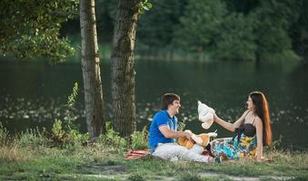 portrait de grossesse en couple photo