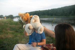 portrait de grossesse en couple photo