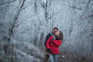 portrait de couple en plein air photo