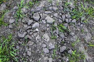 vue rapprochée détaillée sur les terres agricoles sèches et l'acre en haute résolution photo