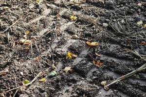 vue rapprochée détaillée sur les terres agricoles sèches et l'acre en haute résolution photo