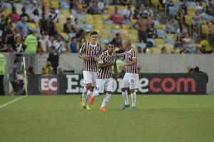 Rio, Brésil - 30 mars 2018 - joueur sornoza en match entre fluminense et vasco par la demi-finale du championnat carioca au stade maracana photo