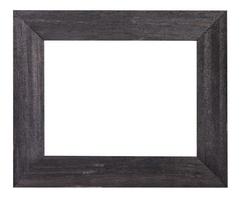 cadre photo plat en bois peint en noir