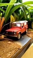 land rover defender diorama miniatures photo