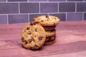 gâteaux avec des pépites de chocolat photo