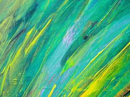 peinture acrylique couleur faite à la main, art contemporain coloré sur toile, texture de fond abstraite photo