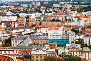 Au-dessus de la ville de Brno, République tchèque photo