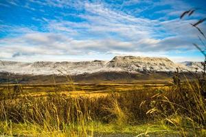 vue latérale de la route 1, ou rocade, Islande