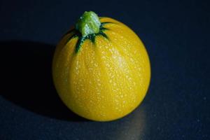 courgettes cucurbita pepo dans le vieux pays à côté de hambourg photo