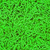 texture transparente de nouilles instantanées non cuites de couleur verte ufo photo