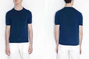 tee-shirts pour hommes. modèle de conception. photo