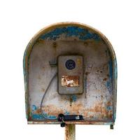 ancienne poste téléphonique urbaine filaire russe publique - cassée. isolé. photo