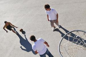 vue du match de basket photo