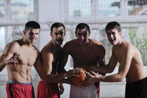 vue du match de basket photo