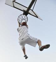 vue de joueur de basket-ball photo