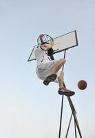 vue de joueur de basket-ball photo