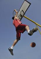 vue de joueur de basket-ball photo