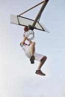 vue de joueur de basket-ball photo