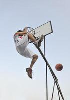 vue de joueur de basket-ball photo