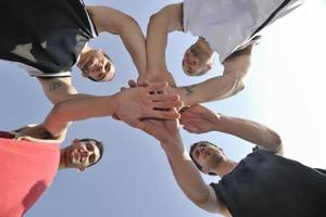 équipe de basketteurs photo