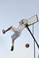 vue de joueur de basket-ball photo