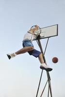 vue de joueur de basket-ball photo