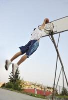 vue de joueur de basket-ball photo