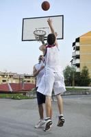 vue de joueur de basket-ball photo