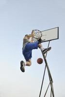 vue de joueur de basket-ball photo