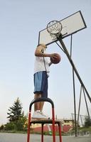 vue de joueur de basket-ball photo