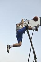 vue de joueur de basket-ball photo