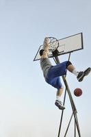 vue de joueur de basket-ball photo