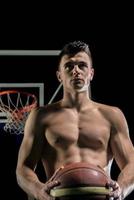 portrait de joueur de basket-ball photo